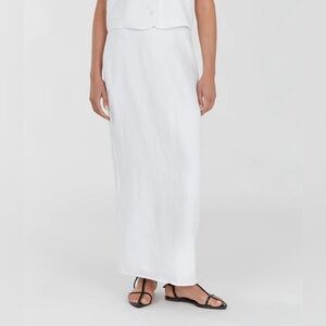 DISSH midi linen skirt